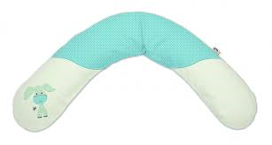 Theraline hoes ezel blauw-wit t.b.v. hoefijzerkussen met rits
