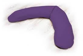 Theraline hoes jersey lila t.b.v. hoefijzerkussen met rits