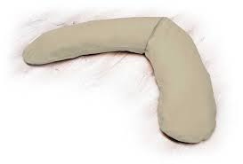Theraline hoes jersey cappuccino t.b.v. hoefijzerkussen met rits