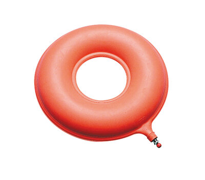 Opblaasbaar rubberen ringkussen 41 cm