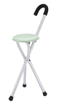 Wandelstok met zitje