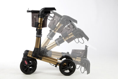 Wheelz ahead TRACK rollator CHAMPAGNE